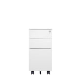 Mobile Pedestal 3 drawer White